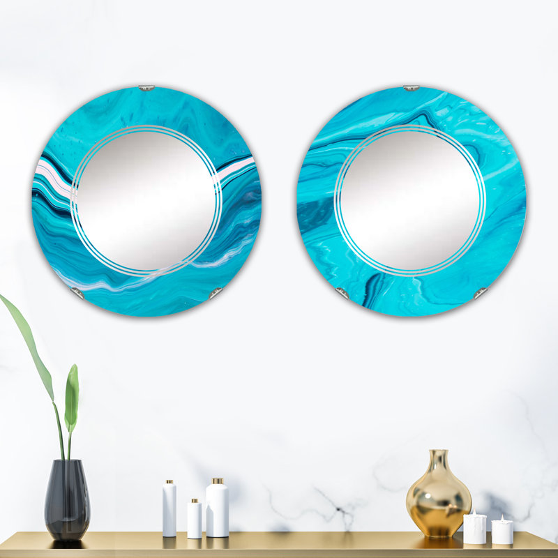 Ensemble de 2 miroirs sans cadre