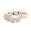 Canapé modulaire tout en velours côtelé-1467358196