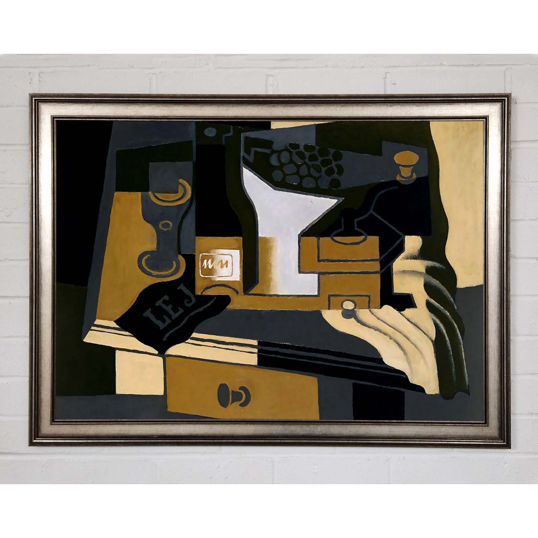 Juan Gris Kaffeemühle Gerahmter Druck