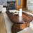 Japandi Coffee Table Solid Wood-482880356