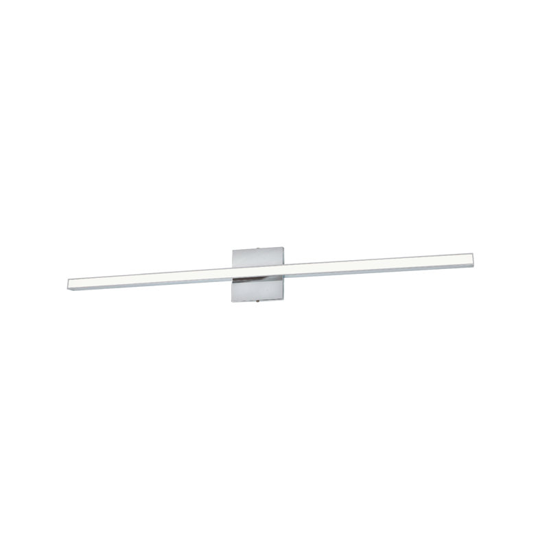 Lackowski Color Changing Vanity - 35.5" - Frosted Acrylic Diffuser, Polished Chrome