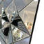 Grand miroir mural carré en verre biseauté 3D