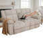 Canapé inclinable double Corduroy
