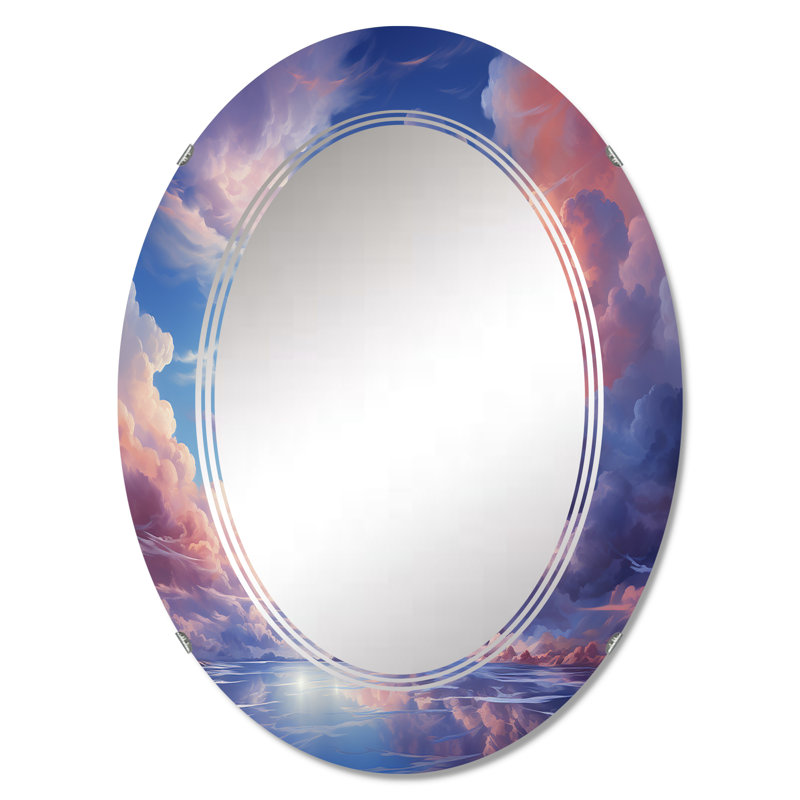 Miroir mural Ciardi - Paysages ovales, 36 po x 24 po