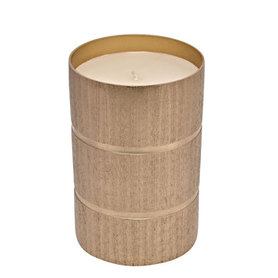 Unscented Jar Candle with Metal Holder