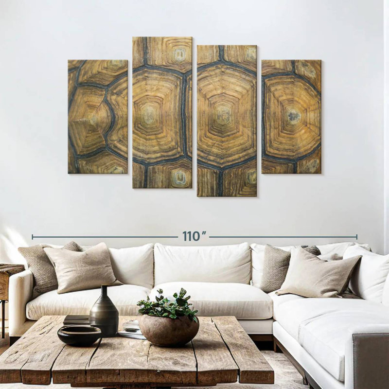 Brampt Giant Tortoise Shell, 54" H x 84" W