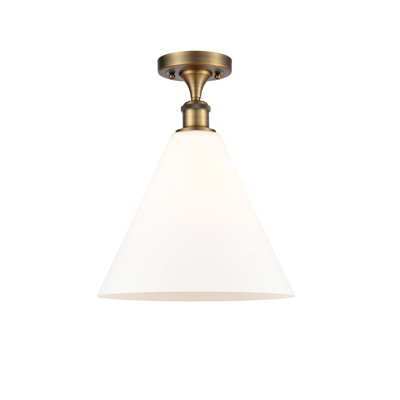 Plafonnier semi-encastré 1 lumière