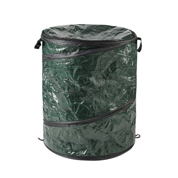 Wakeman Pop Up Outdoor Garbage Can - 29.5 Gallon Trash Cans for Yard Waste, Laundry, or Recycling - Indoor or Kitchen Trash Can - Camping Accessories