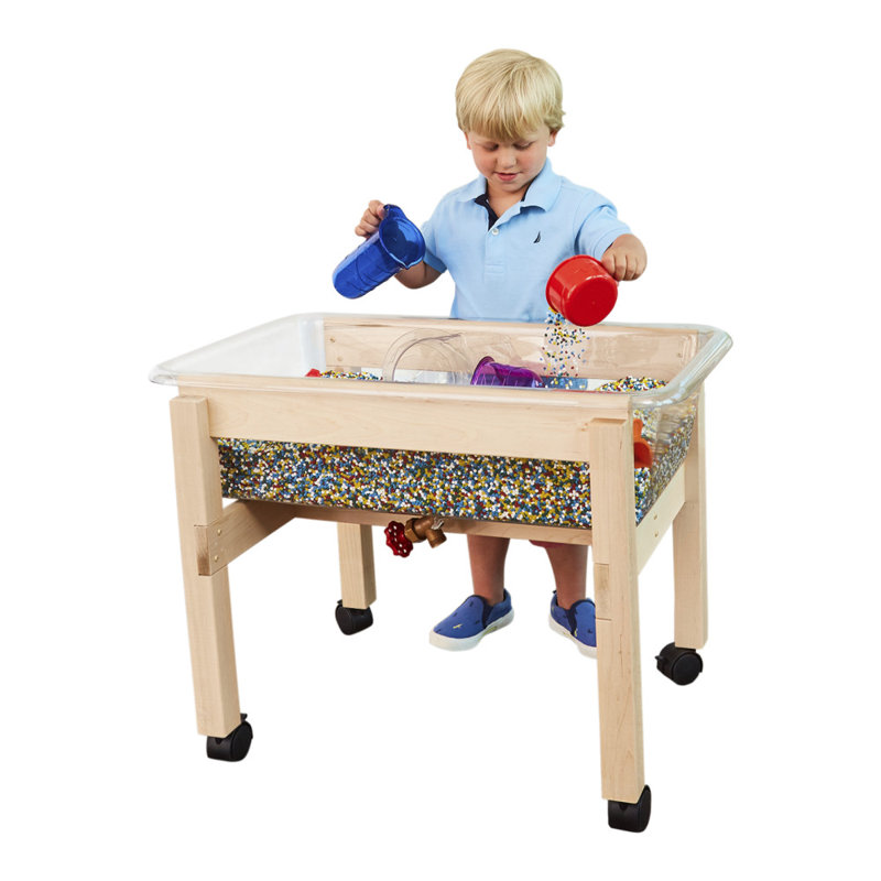 Mini table mobile sable et eau