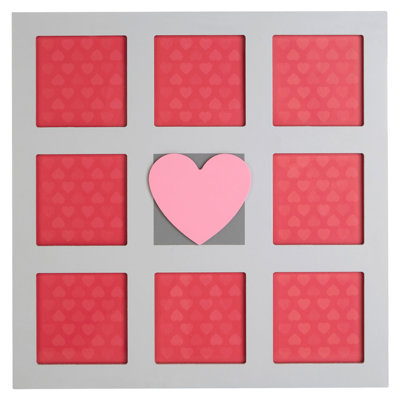 Alivia Red Glass Collage Picture Frame