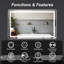 Atherton LED ETL Certified Frameless Anti-Fog Dimmable 3-colors Wall Mounted Modern Vanity Mirror For Bathroom -1494353562