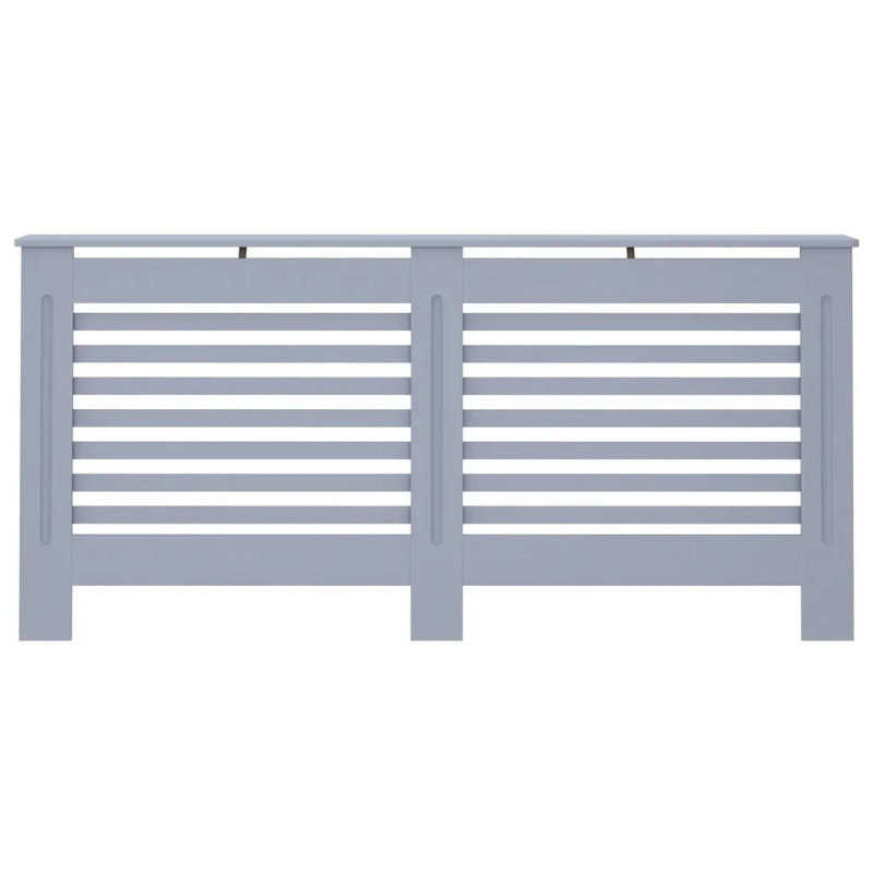 Housse de radiateur avec tablette de rangement supérieure Sarabia, H 31,9 po x l 67,7 po x P 7,5 po, Gris anthracite