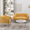 Mariantonietta 2 - Piece Velvet Living Room Set