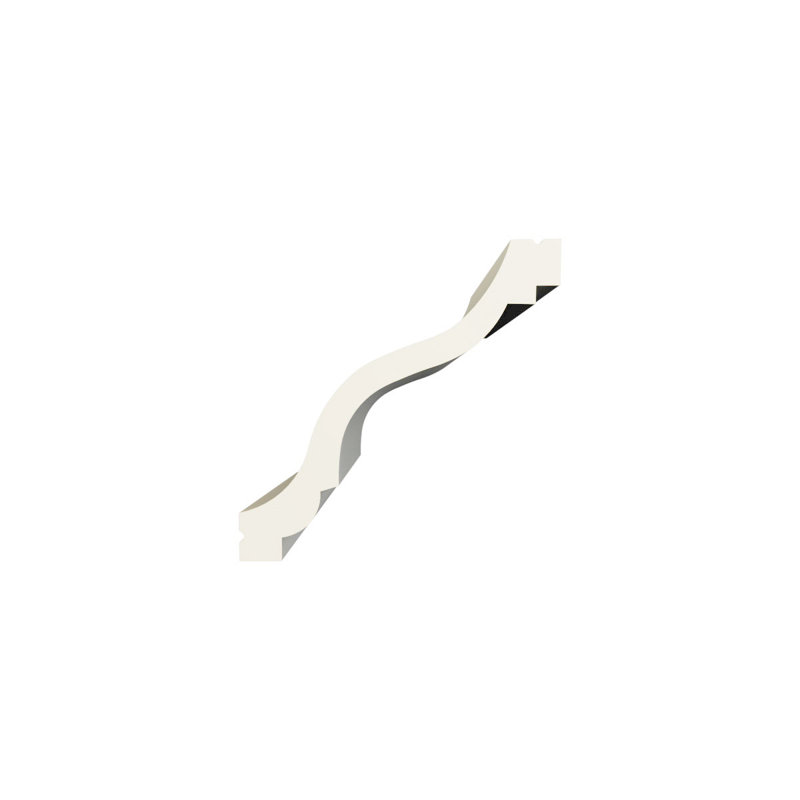 Moulure couronnée June, H 3,13 po x l 96 po x P 3,13 po