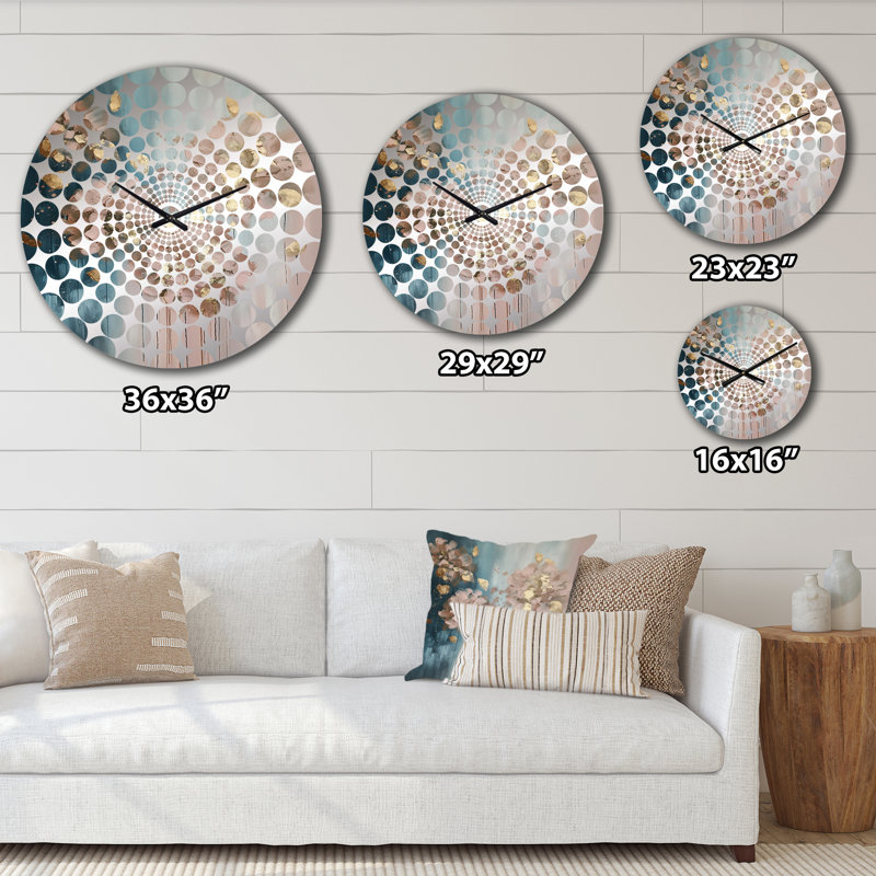 Samyra - Horloge murale hortensia, Grand
