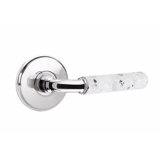 Select Round Privacy (Bed & Bath) Door Lever with Round Rosette