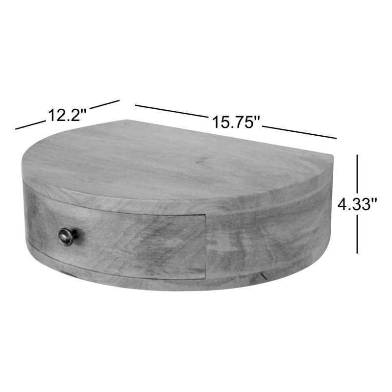 Annemaria 16'' W Solid Wood Nightstand