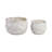 Stoneware Ceramic Planters Decorative Pot Set Durable Handmade Indoor Outdoor Containers Set Of 2-129987040