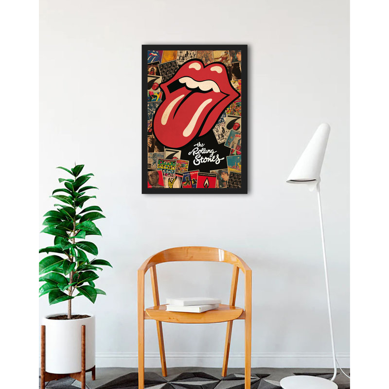 Rolling Stones Collage, impression sur papier