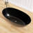 Forma 55'' Freestanding Tub Solid Surface Freestanding Soaking Bathtub-102094217