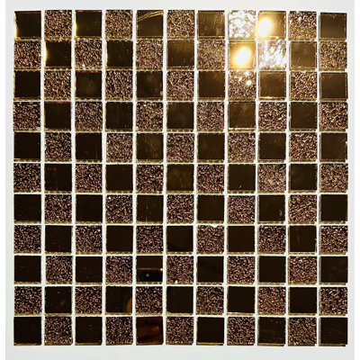 Carreau de mosaïque en verre Premium 0,63 "x 0,63"