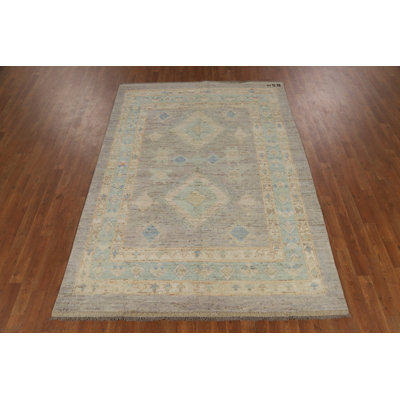 Tapis turc gris Oushak 6x8