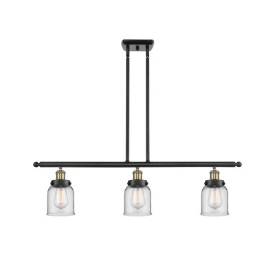 Bell - 3 Light 36" Island Light - 5" Shade
