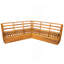 Ensemble de canapé Royal Acacia Patio V, beige