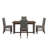 Lindo Rectangular Dining Table 5-Piece Set-1811488974