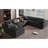 129" Extra-Wide Modular Sectional Sofa - 7-Seater Diamond Weave Polyester-1499724264