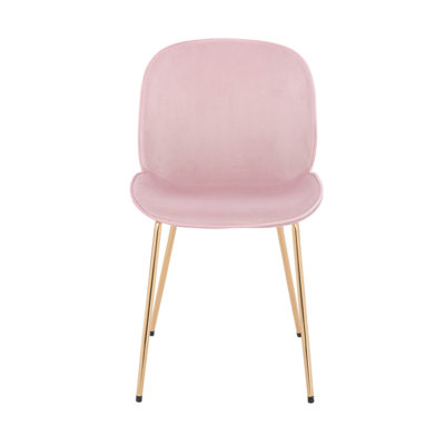 Chaise Lotus Gold - bleu - ensemble de 4