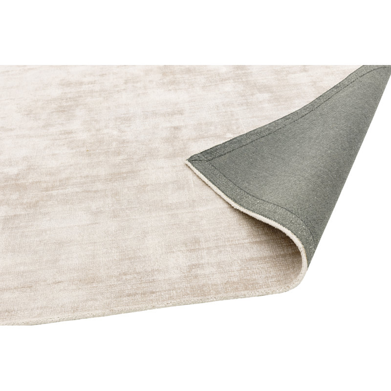 Doris Plain Silky Putty/Cream Rug, Rectangle 120 x 170cm