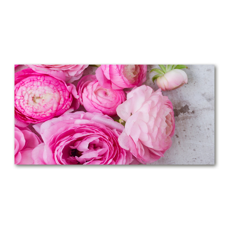 Wild Roses - Wrapped Canvas Print, Canvas, 70cm H x 140cm W