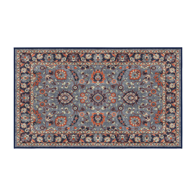 Flam Washable Oriental Indoor Rug