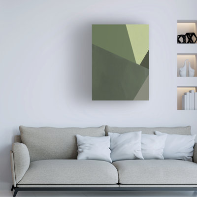 Jacob Green 'Sage Prism III' Canvas Art