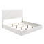 Lit Manhattan - Design géométrique contemporain avec éclairage à DEL et finition laquée ultrabrillante, style minimaliste durable pour les chambres à coucher modernes-357322526