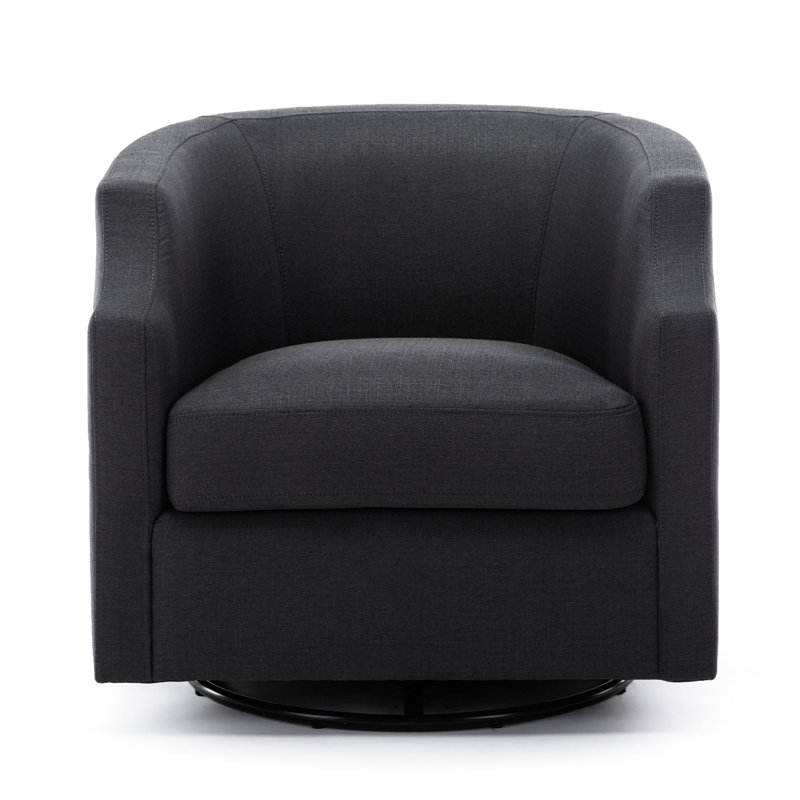 30,88 po Fauteuil coulissant pivotant gris Ashen