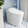 Smart Toilet with Advance Bidet, Foot Kick/Off-seat/Blackout/Remote Flush, Soft-closing Heat Seat, Warm Wash/Dryer, Bidet Elongated Toilet with Tankless, Remote Control