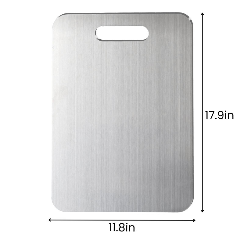 Large Rectangular Titanium Double-Sided Cutting Board