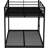 Metal Full Over Bunk Bed With , Black - Foot- And-378775955-378775954