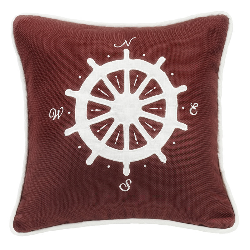 Malabar Embroidered Throw Pillow