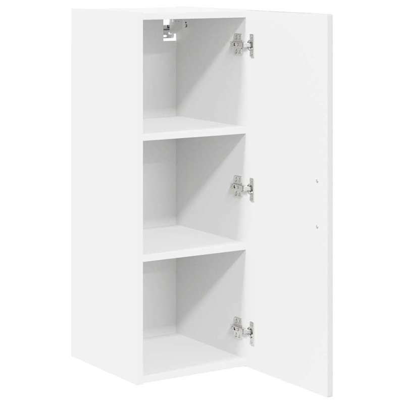 Vidaxl Kitchen Cabinet Grey Sonoma 80 X 31 X 80 Cm Engineered Wood, 80cm H x 30cm W x 31cm D, High Gloss White