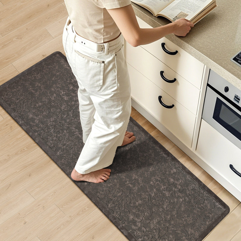 Tapis de cuisine Jaidan, Marron
