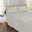 Ensemble de literie de luxe 4 pièces en satin rayé tissé, style hôtel, draps-housses à poches profondes de 45 cm, draps de lit doux en satin de style complexe