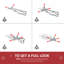Arbre de Noël artificiel blanc pré-éclairé 6 pi HOMcom, 250 lumières DEL blanc chaud et 1000 conseils réalistes