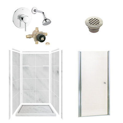 36'' W 36'' D Shower Base