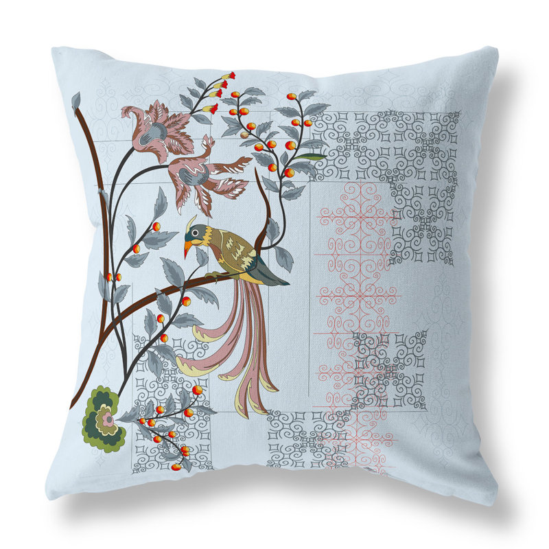 Coussin décoratif intérieur / extérieur Tree Whisper, H 18 po x l 18 po