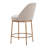 Nordhavn Swivel Upholstered Counter Stool with Metal Frame-431675248-431675249