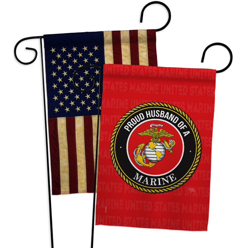 Double Sided 18.5'' H x 13'' W Polyester Garden Flag