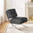 Charliee 26.38'' W Tufted Faux Leather Upholstered Accent Slipper Chair-406497272